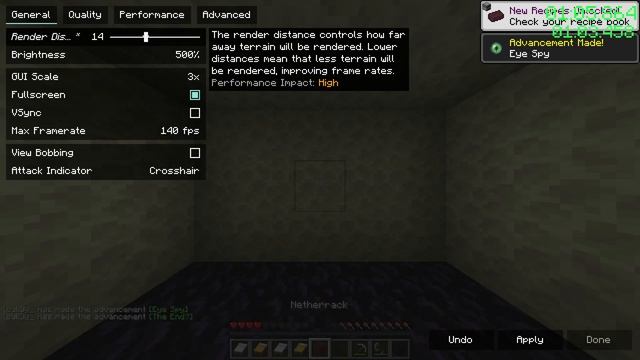 Minecraft 1.17 SSG Speedrun In 1:56 смотреть онлайн
