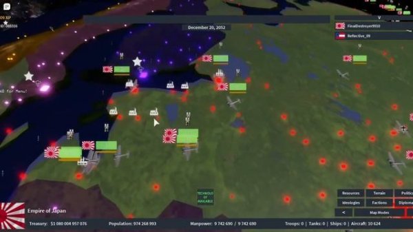 BOMB EXPERIMENT TESTING ON COUNTRIES RISE OF NATIONS ROBLOX