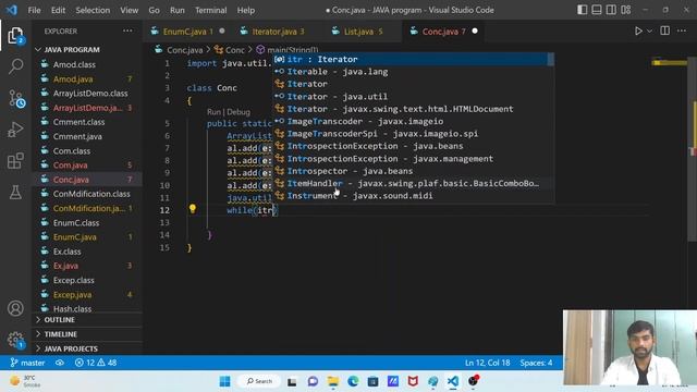 ConcurrentModificationException in java in hindi смотреть онлайн