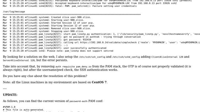 DevOps & SysAdmins: PAM authentication - Write error: broken pipe смотреть онлайн