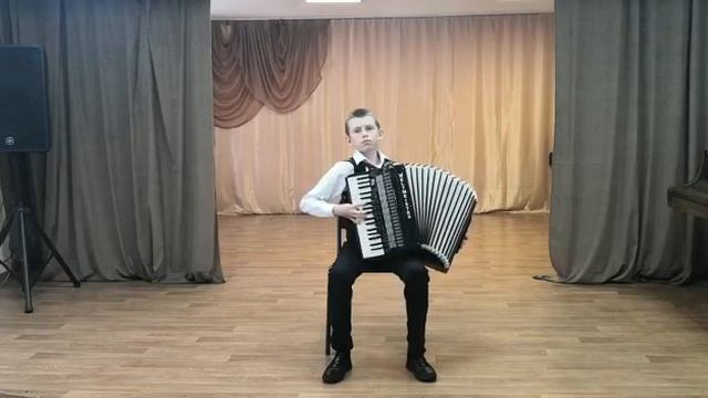 Мелешков Иван (аккордеон) .И. С. Бах Песня из второй нотной тетради А. М. Бах ми минор смотреть онлайн