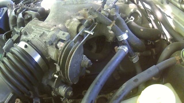 02 Xterra Intake Manifold  Removal Part 1