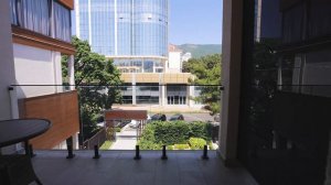 Номер «Стандарт 2-местный с видом на бассейн». Отель «Атмосфера» 4* Геленджик. Формат отеля 18+