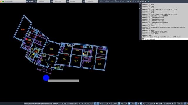 Select All the Lines Overlapping in one time by Autolisp CAD смотреть онлайн