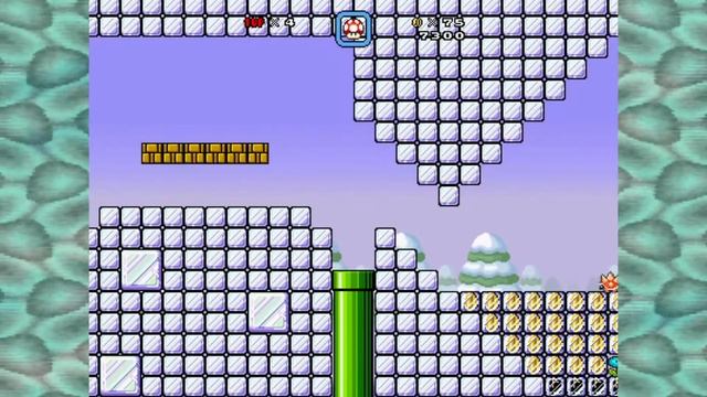 Super Mario Bros X 1.4.5 (Custom Level) - Winter Resort смотреть онлайн