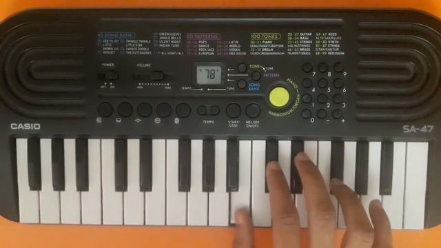 Tujhe Kitna Chahne Lage | Kabir Singh | Casio cover | Casio SA-47 смотреть онлайн