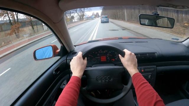 1995 Audi A4 B5 1.8 125HP | POV Test Drive | Acceleration | Great Driving Experience