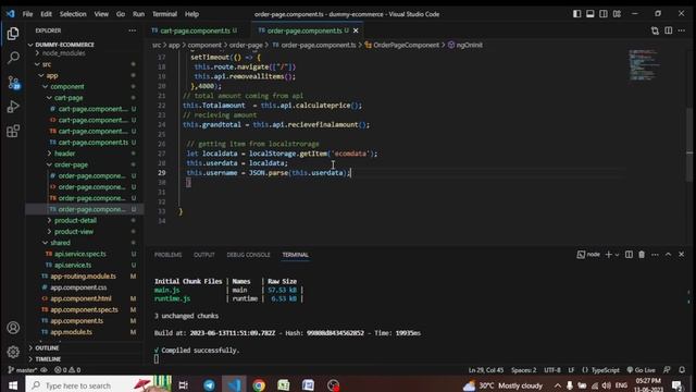 Ecommerce Website using Angular | Storage data in localstorage Part-7 смотреть онлайн