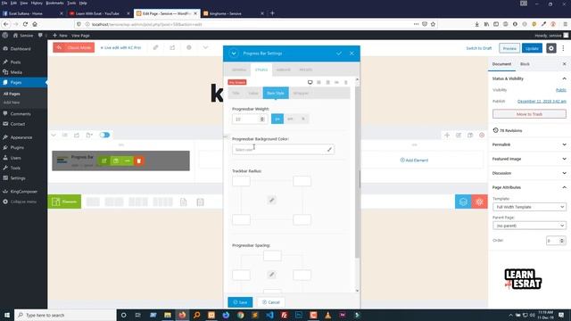 WordPress Page Builder : King Composer PART-4 смотреть онлайн