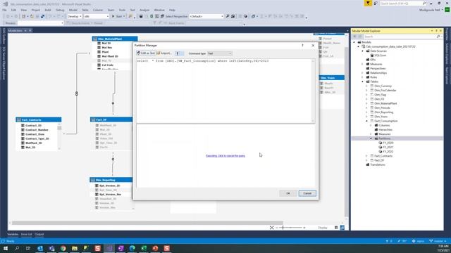 5 Partitions Cube Tables in ssas tabular model смотреть онлайн