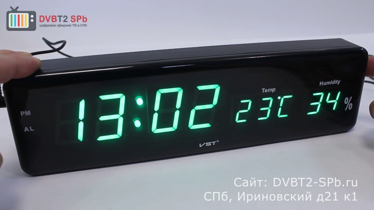 VST-805s - обзор электронных часов смотреть онлайн