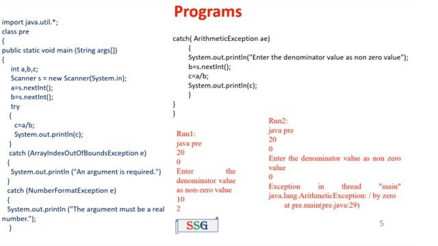 Java Exception Handling Types | Default | User defined | finally | Programs | CS8392 - OOP | 27 смотреть онлайн