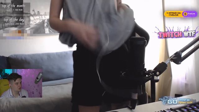 Злой смотрит топ моменты с твича (Twitch WTF). Нарезка со стрима Злого || ZLOYn