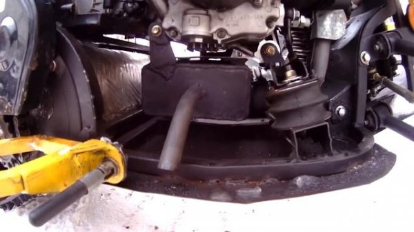 Динго Т150 Доработка глушителя