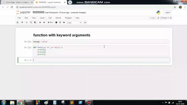 Python 023: function with keyword arguments смотреть онлайн