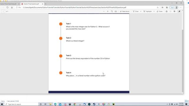 Introduction to Python Programming Section Three Numerical Data смотреть онлайн