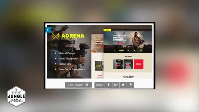 Adrena Paintball Club WordPress Theme + Download смотреть онлайн