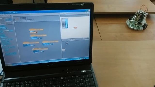 ScratchDuino. Робоплатформа. Управление по Bluetooth. смотреть онлайн