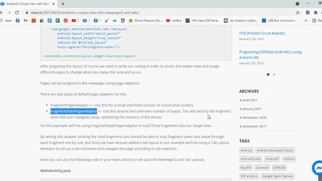 Android X Swipe View with ViewPager2 and Tabs смотреть онлайн