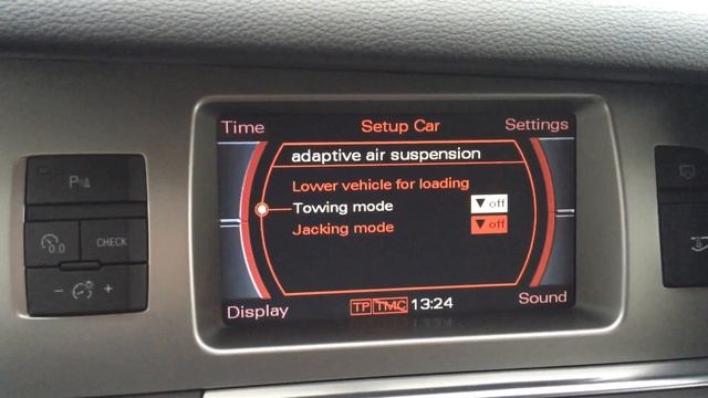 Перевод пневмоподвески Audi Q7 в режим подъемник смотреть онлайн