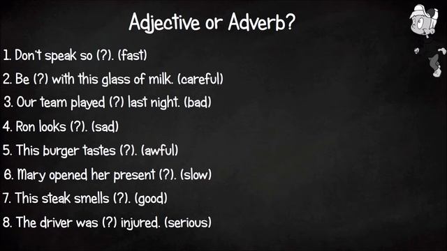 52. Английский (упражнения): ADJECTIVE - ADVERB / ПРИЛАГАТЕЛЬНОЕ - НАРЕЧИЕ (Max Heart) смотреть онлайн