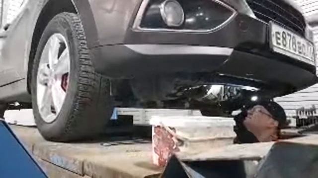 Доделали IX-35. Завели. G4KD. Смотрим давление в масляной системе смотреть онлайн