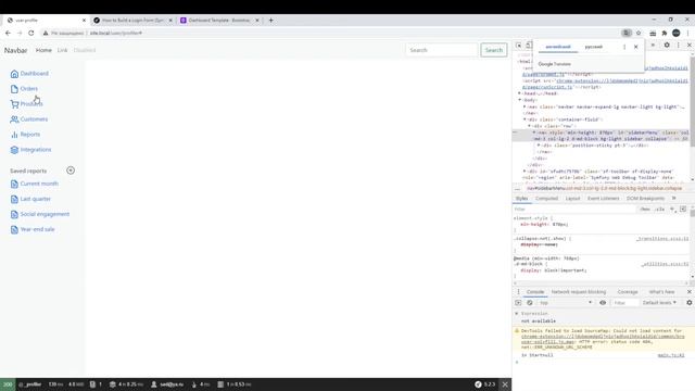 Symfony 5, PHP 8, свой Alixpress, часть 4 Добавить форму авторизации, Настроить страницу профиля смотреть онлайн