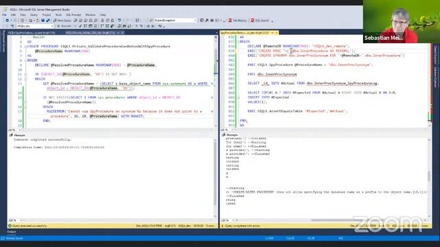 tSQLt Live: Spying Procedure Synonyms, Episode 2 смотреть онлайн