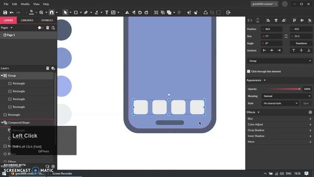 Gravit Designer Howto #6 - Flat phone contact icon смотреть онлайн