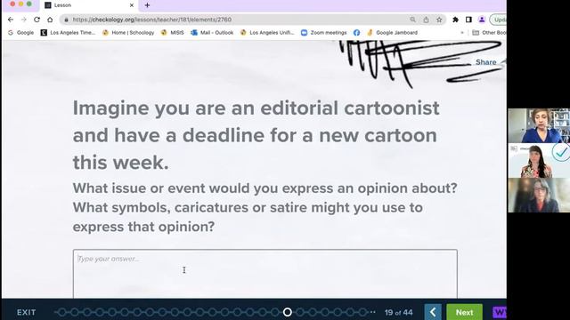 Teaching media literacy | Checkology®'s "Power in Art" lesson on editorial cartooning смотреть онлайн