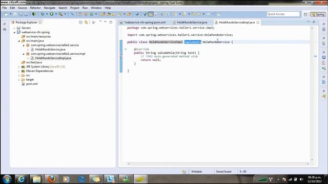 Crear un Web Service con Java + Maven + Spring + CXF смотреть онлайн