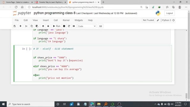 08 Class | IF / Elif / Else statement in Python Programming (URDU-HINDI смотреть онлайн