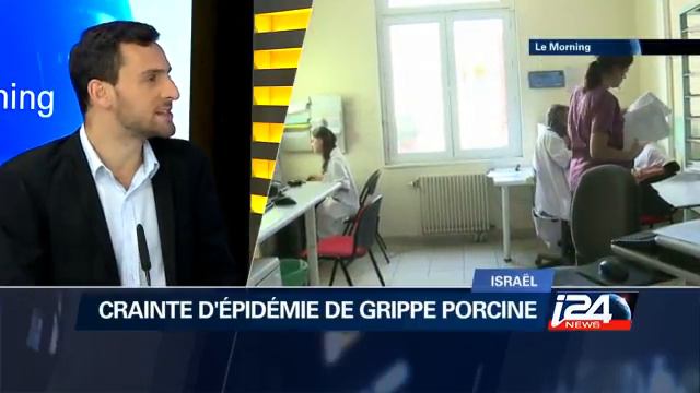 Crainte d'épidémie de grippe porcine en Israël смотреть онлайн