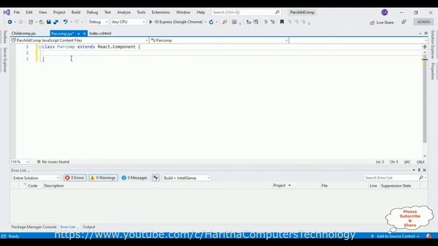 ReactJS net MVC Render Parent Child Component jsx смотреть онлайн