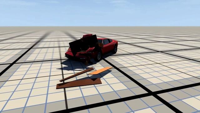 BeamNG Drive - FERRARI 350 VS PIANO.