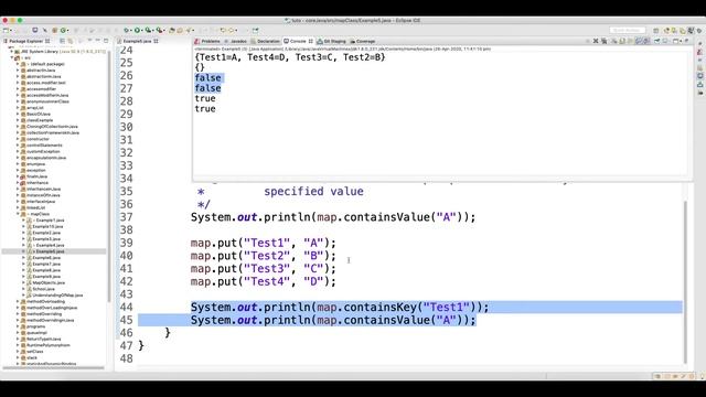 Contains Clear and Empty Methods in Map Classes Video-69 смотреть онлайн