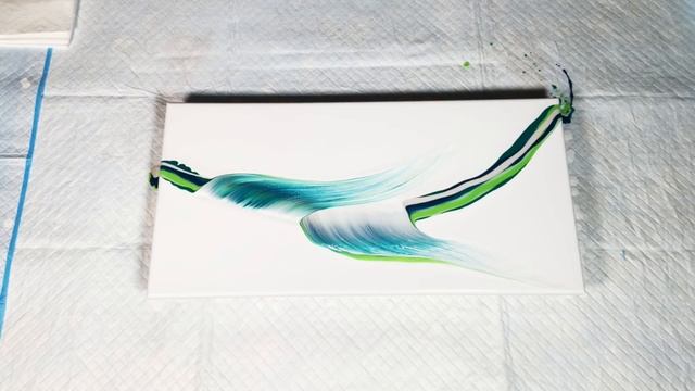 This Simple Painting Makes Me Smile:) Acrylic Swipe, Acrylic Pour, Abstract Art, Tutorials смотреть онлайн