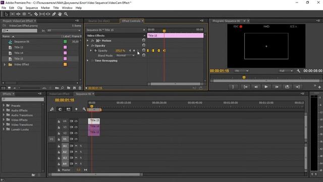 13# Premiere Pro - Создание Эффекта Видеокамеры смотреть онлайн