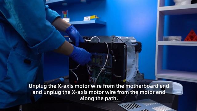 Flashforge Adventurer 3 Pro 2 : Replace the X axis motor wire смотреть онлайн