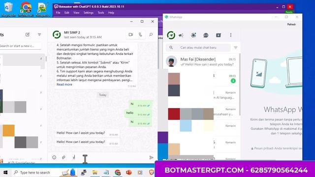 BotMaster GPT Best Whatsapp Sender With ChatGPT AI - New Version Of BotMaster 2023 смотреть онлайн
