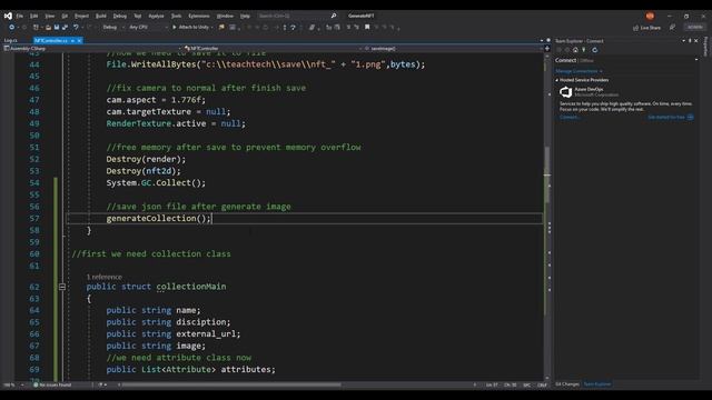 Generate metadata for NFT collection [unity][part 2] смотреть онлайн