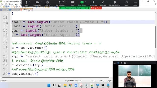 AL ICT Python MYSQL смотреть онлайн