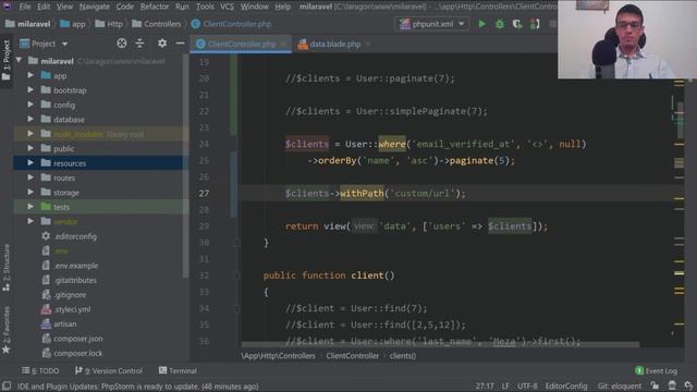 Agregar paginación en Laravel usando Eloquent ? - Curso de Laravel desde Cero смотреть онлайн