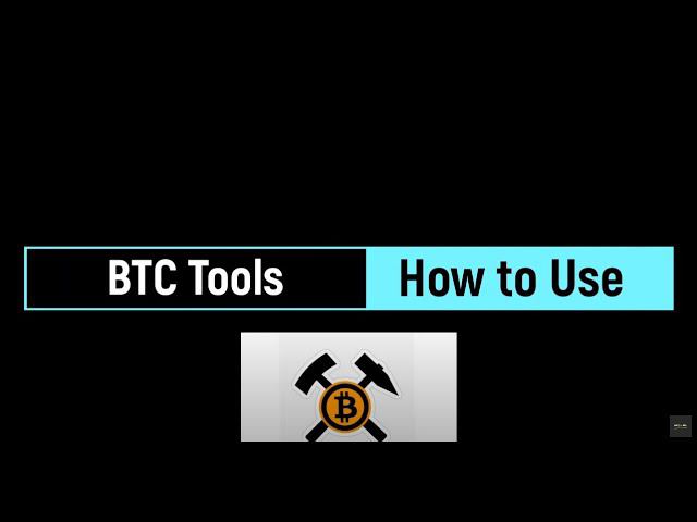 BTC Tools: How to Use смотреть онлайн