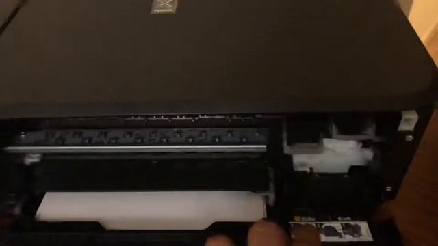 Canon Pixma 3650 (2021), Changing Ink Catridge and Re inserting. смотреть онлайн
