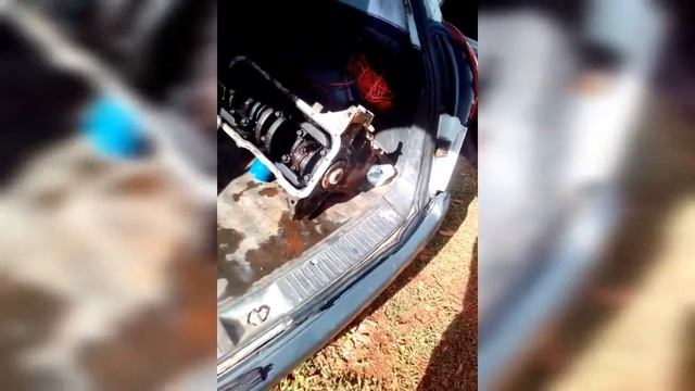 Removing A Qg18de From A Nissan Vhny11 Ad Wagon