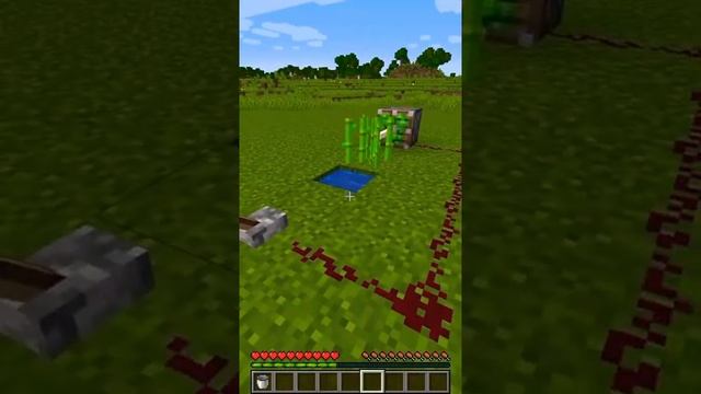 Как построить бесконечный сахарный тростник в Майнкрафт | Minecraft | #Shorts смотреть онлайн
