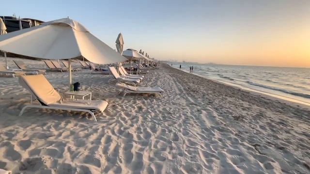 Jumeirah At Saadiyat Island Resort | Saadiyat Jumeirah Beach ?️ | Walking On The Beach ?️sunset ?