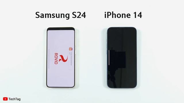 Samsung S24 vs iPhone 14 | SPEED TEST смотреть онлайн