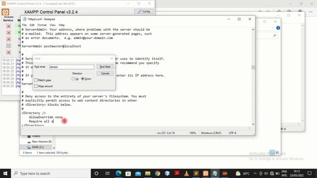 How to Change localhost to a Custom Domain Name in XAMPP/WAMP (Windows) смотреть онлайн